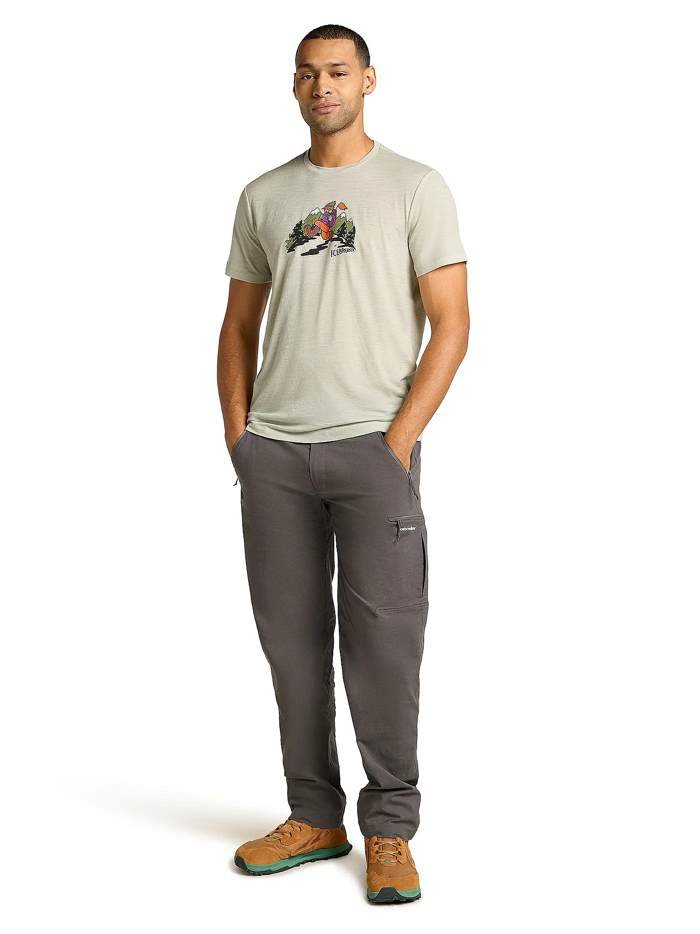 ICEBREAKER | Herren Funktionsshirt Catch Me 150 Tech | 